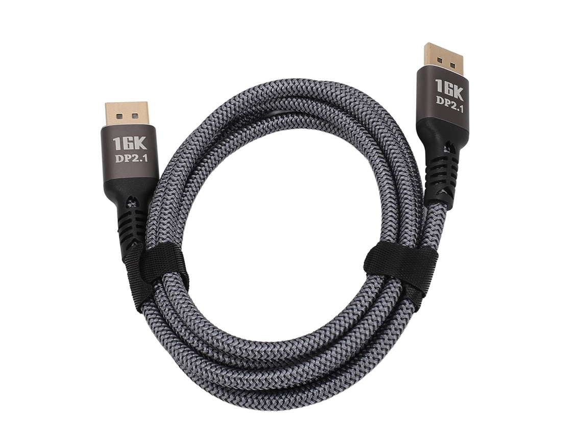 Cabo Displayport Macho Para Macho, 16k 30hz Displayport 2.1 3d 3d