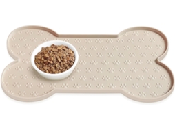 Tapete Antiderrapante de Silicone para Tigela de Cachorro, Mais Grosso e Impermeável, Ideal para Gatos e Filhotes. Possui Borda Elevada AQUAFORGE