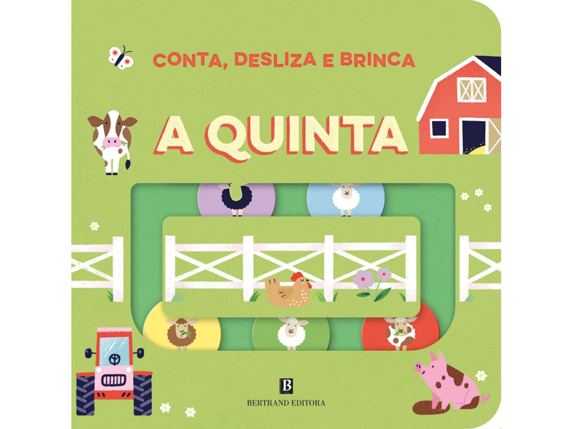 Livro Conta, Desliza e Brinca - A Quinta de Vários (Português)