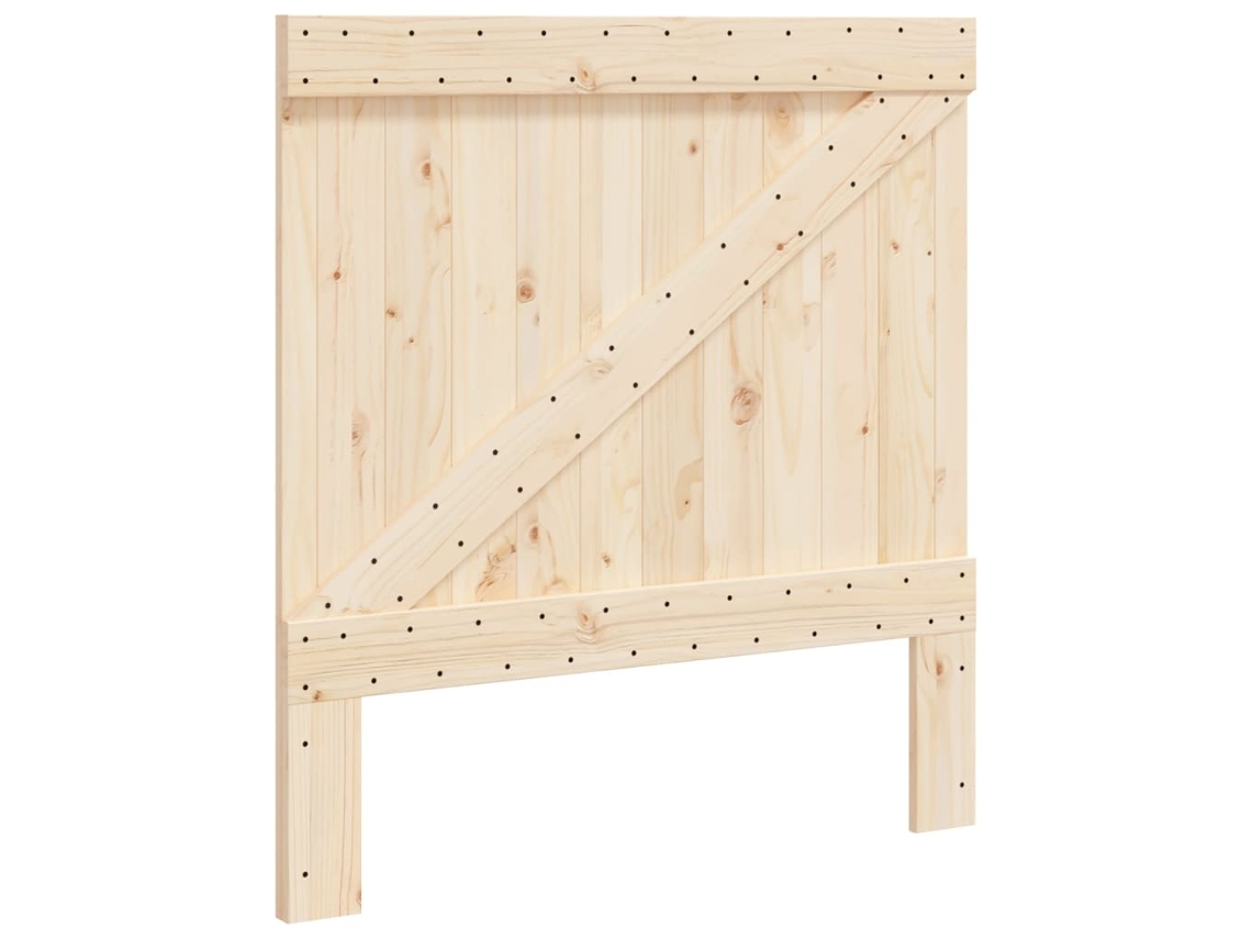 Headboard, Headboards Vidaxl Marrom Madeira De Pinho (100 X 104 Cm)