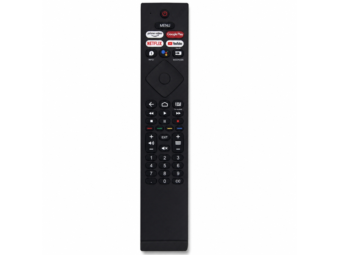 Comando À Distância Bluetooth Com Controlo Por Voz Compatível Com Tv Philips Rc4284504/01rp