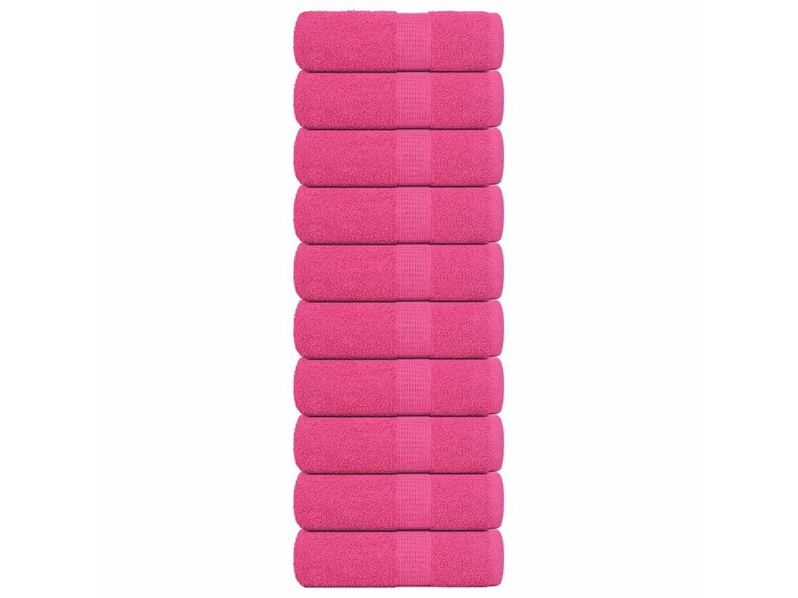 Guest Towel, Guest Towels Vidaxl Cor-de-rosa Algodão (30 X 50 Cm)