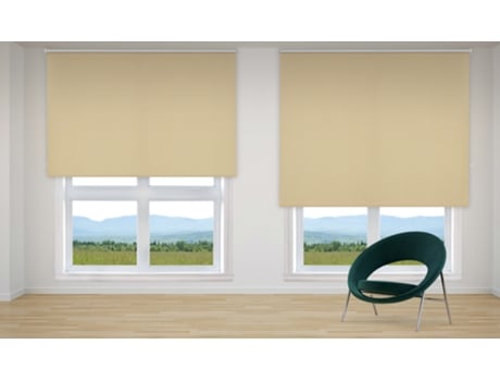Estore de Rolo VIEWTEX Translúcido (105x190cm - Poliéster - Laranja)