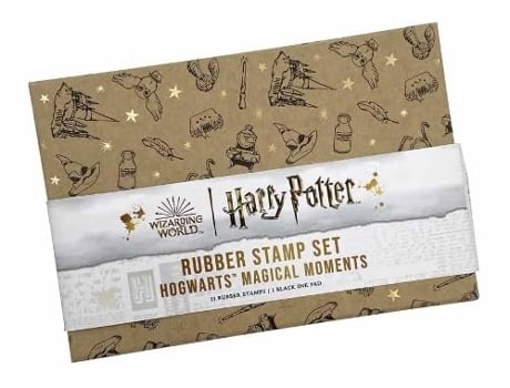 Livro Harry Potter Hogwarts Magical Moments Rubber Stamp Set De Insight Editions (inglês)