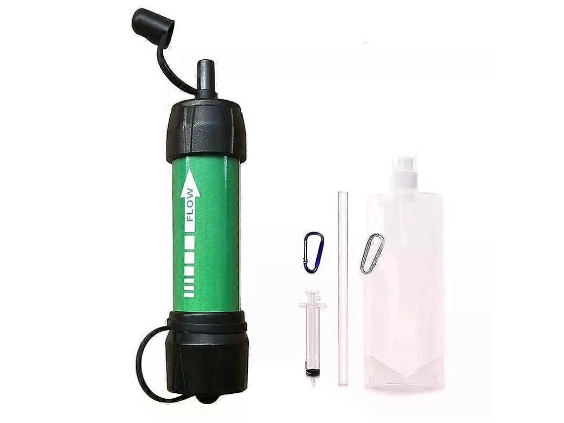Filtro de água portátil de emergência ELECTVAULT1 para uso externo, para caminhadas e acampamentos