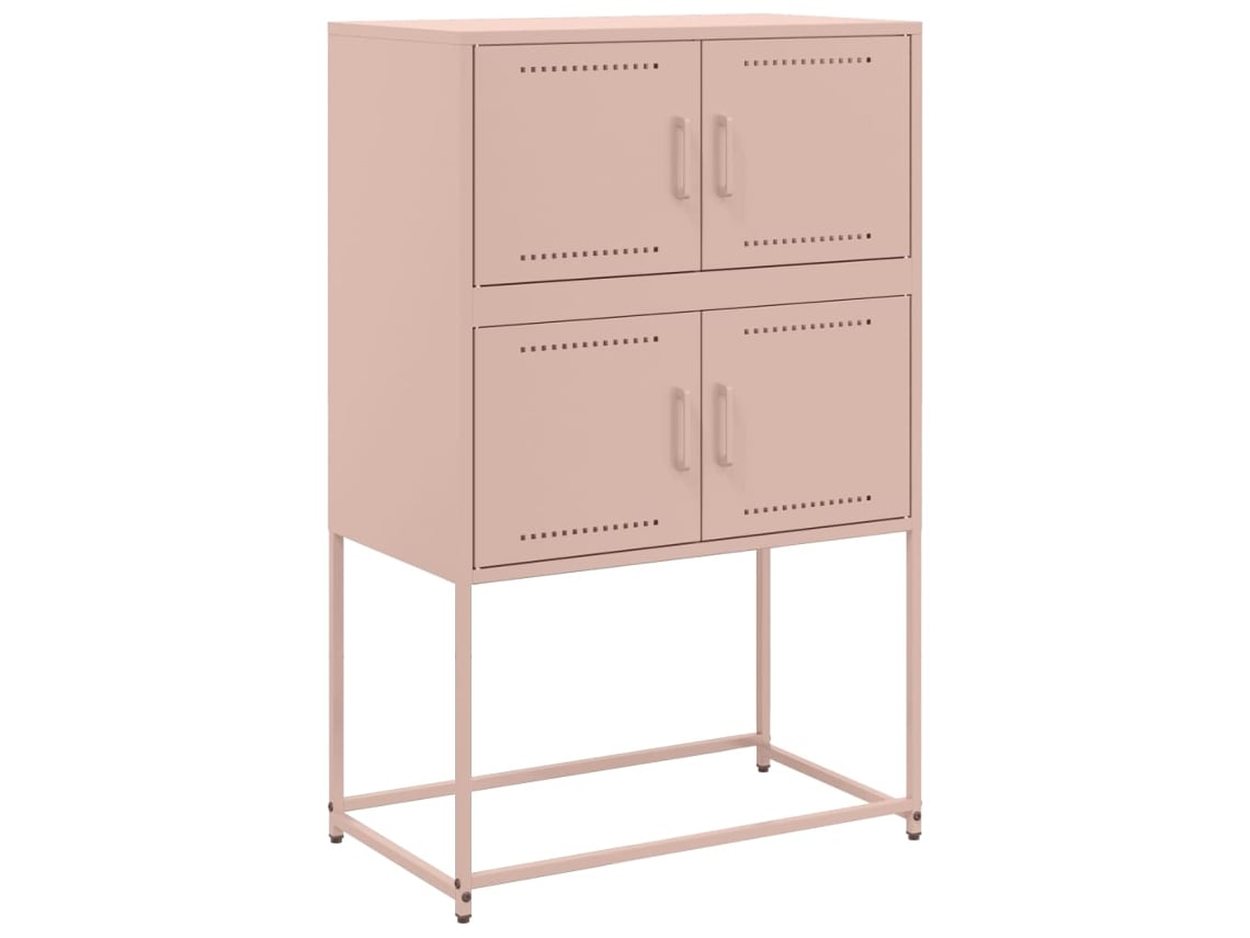 Aparador 68,5x38,5x107 Cm Aço Rosa MAISON EXCLUSIVE
