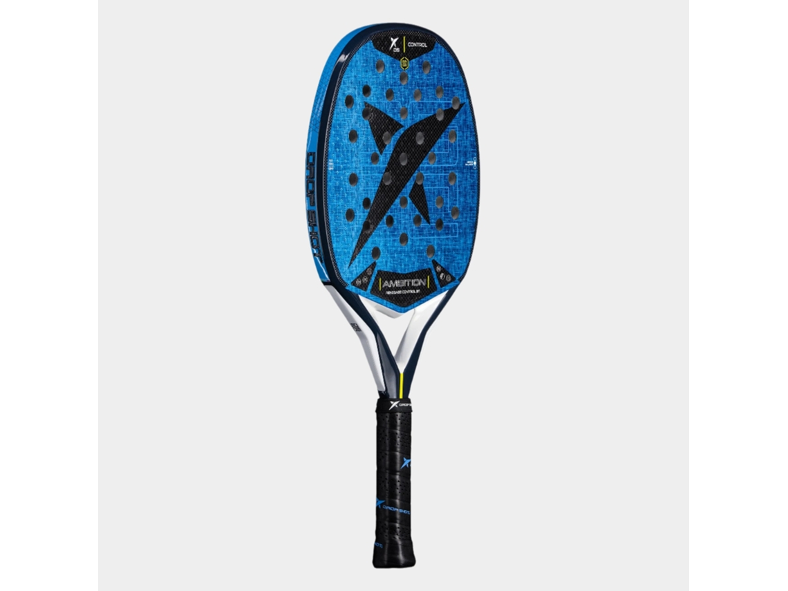 Drop Shot Renegade Control - Raquete De Beach Tennis, Carbono 3k, Eva Soft, Controle, Azul.