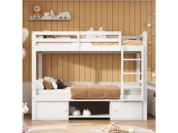 Beliche LYYTUNG 90x200 cm com Design Infantil e Robusta (Colchão Não Incluído)