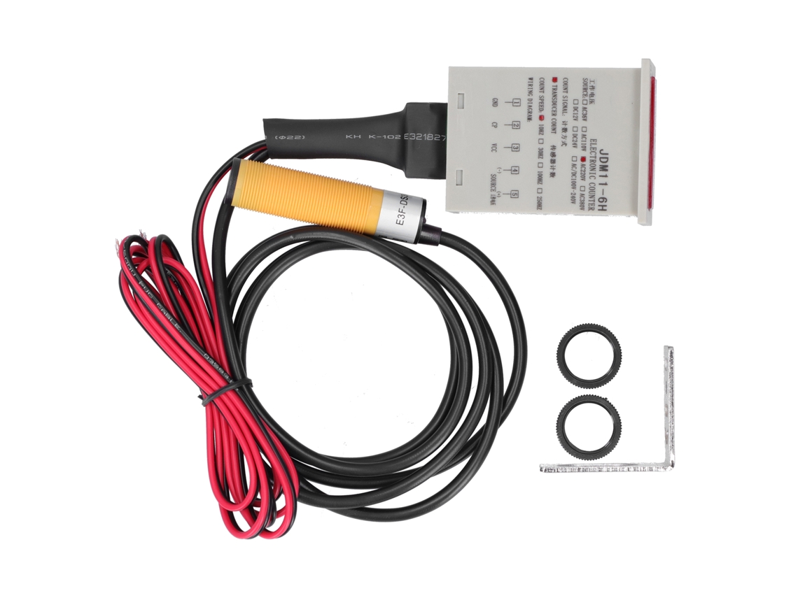 Contador Digital De Display Industrial Sensor Bem‑6h‑30e4‑ctac220v Eletrônico Automático