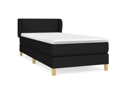 Box Spring Bed, Box Spring Beds Vidaxl Preto Tecido (100 X 200 Cm)