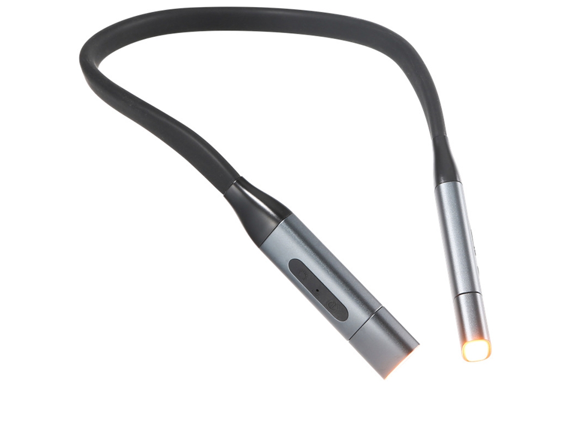 Luz De Leitura Ocular Para Leitura Noturna, Brilho Advertível, 3 Opções De Cores, Carregamento Seguro, Braços Flexíveis, Design Portátil Para Artesana