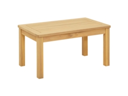 Vidaxl Mesa De Centro Acácia Clara 70 X 40 X 36 Cm