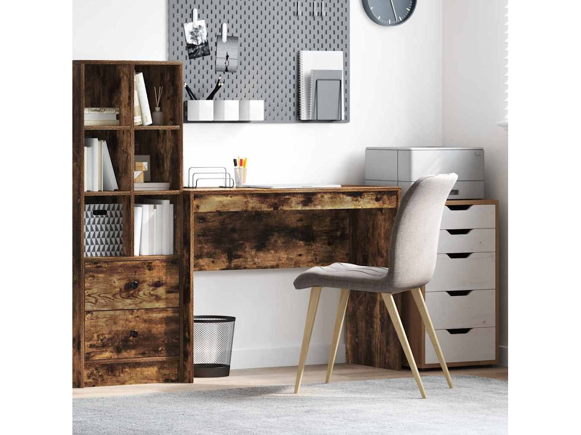 Vidaxl Mesa Carvalho Defumado 100 X 40 X 76 Cm