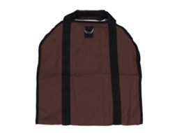 Bolsa para transporte de lenha dobrável capacidade grande 70kg tecido durável para acampamento S/MARCA