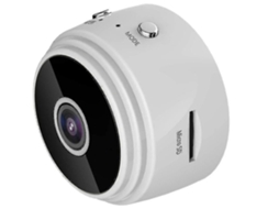 Minicâmera esportiva Bestvite com WiFi 1080p e sensor de visão noturna (branca)