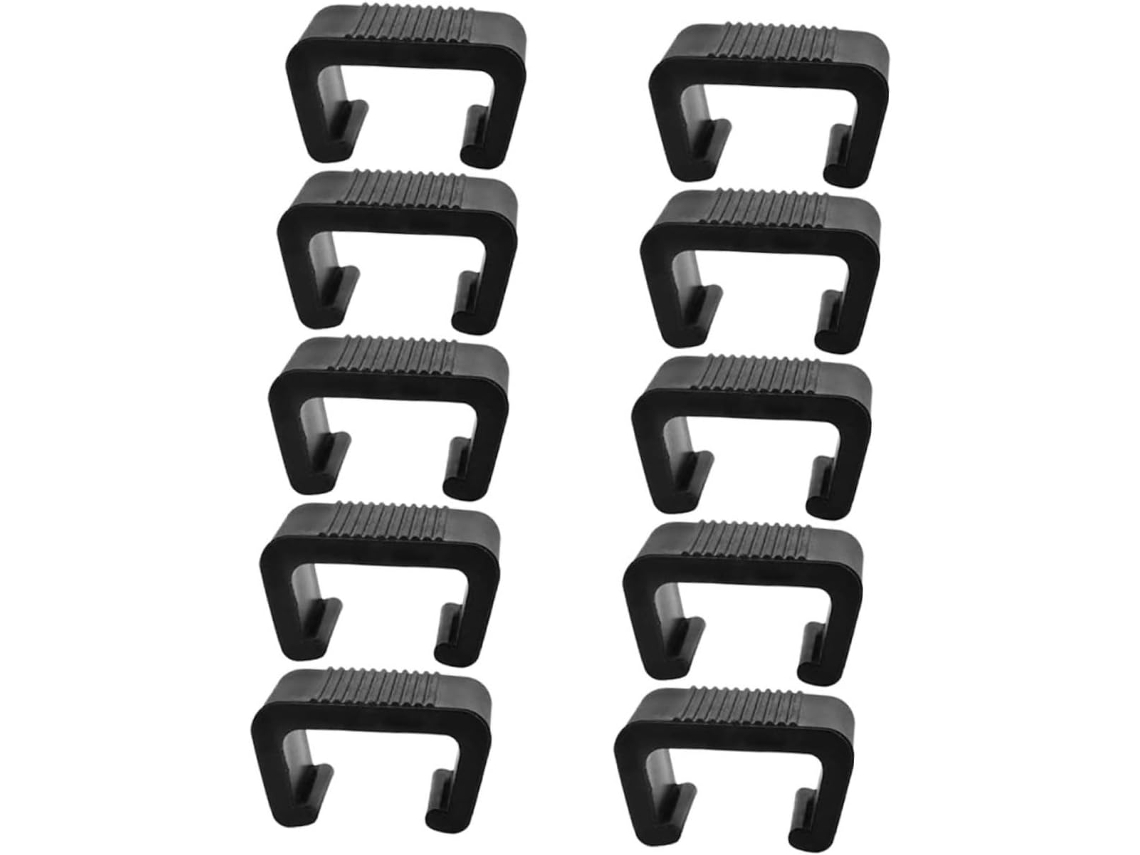 Clipes de mudança Toyandona em rattan vermelho, 10 peças, 5, 25 cm