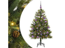 Conjunto 1 Árvore De Natal Artificial Vidaxl Verde Pvc (150 Cm)