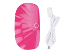 Lâmpada Uvled Para Unhas Secadora De Esmalte Em Gel Mini Ferramenta De Manicure Pedicure Cor Rosa