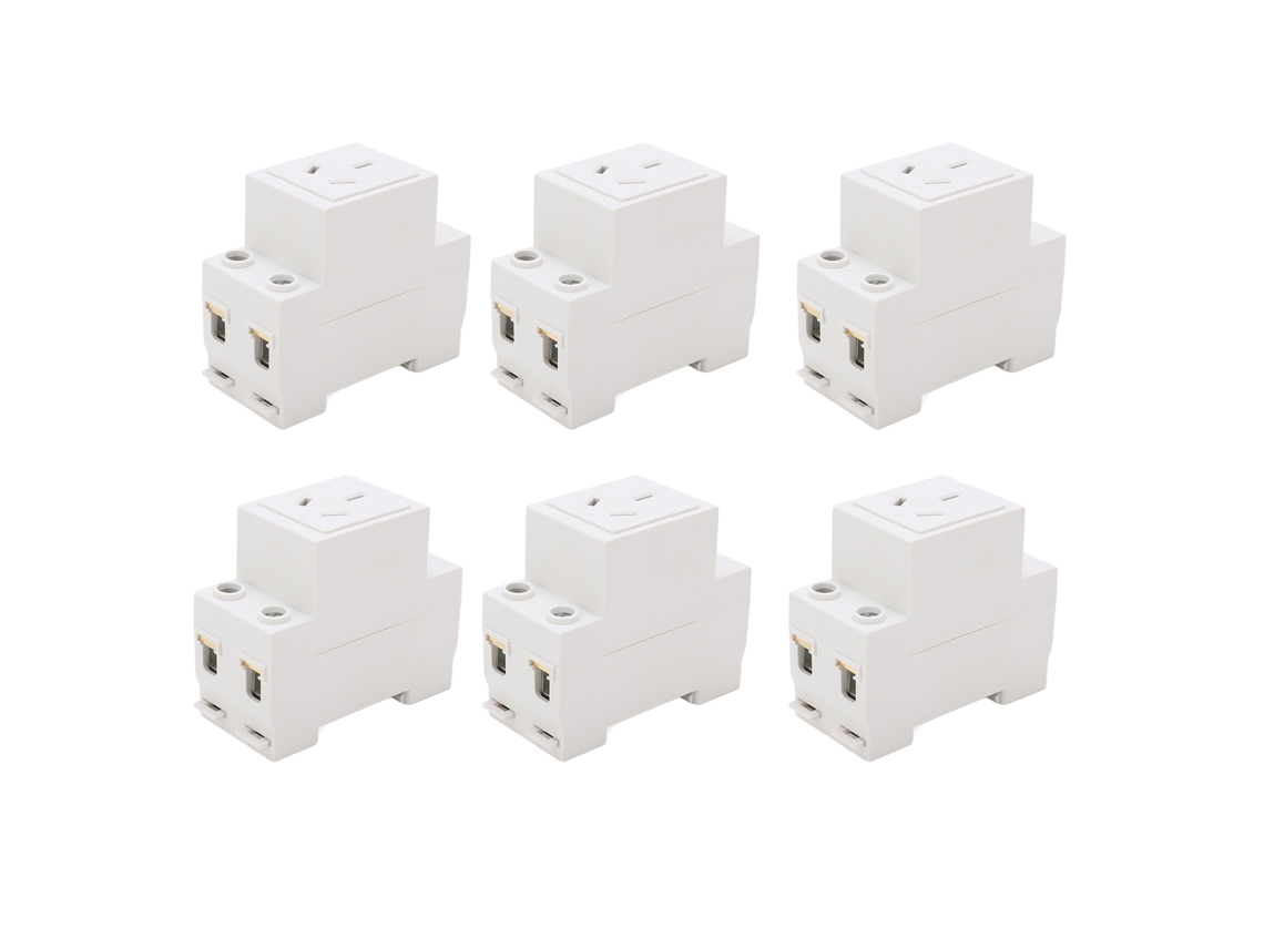 Laxiscreed Tomada Modular Com Suporte Para Relés Industriais De 3-perfurções Para Potência