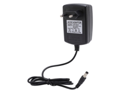 Adaptador de Corriente para Altavoz Con Enchufe Europeo, 5,5 Mm X 2,5 Mm, Cable de 93 Cm, 24 V 1 A, Con Protecciones.