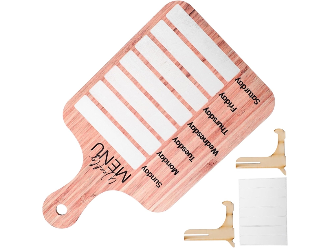 Quadro de Calendário Amosfun para Geladeira, Branco Magnético, Ímã Criativo, Material Escritório 33,00 X 19,50