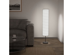 Vidaxl Candeeiro De Chão Com Suporte 121 Cm E27 Branco