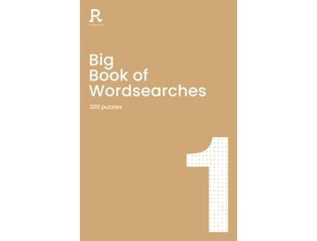Livro big book of wordsearches book 1 de richardson puzzles and games (inglês)