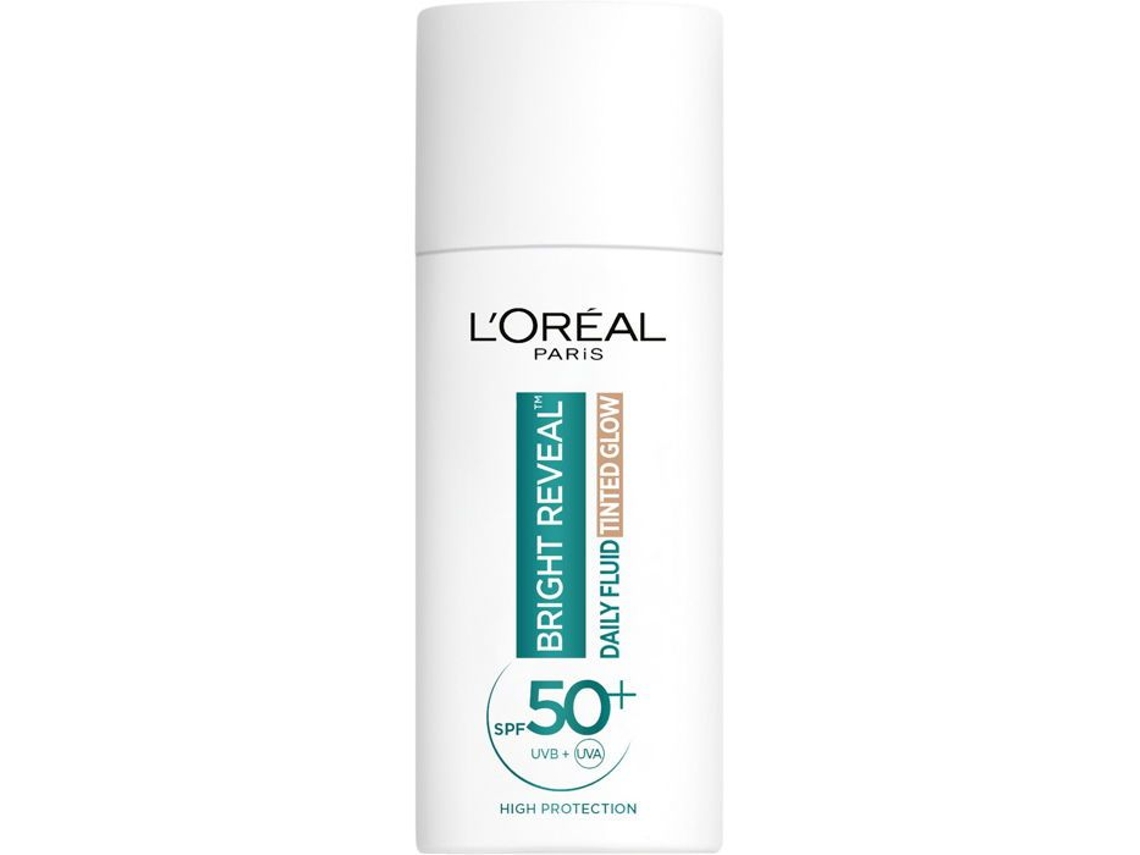 Paris Fluid Bright Reveal Anti Uv Com FPS 50 Contra Manchas Escuras 50 Ml Loréal