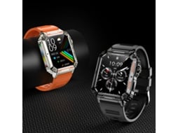 Relógio Inteligente Masculino 1.91" com Chamada Bt, Monitor Cardíaco e Modos Esportivos Ip67