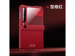 Capa Para Celular (huawei Purax Vermelha De Alta Definição) Com Suporte Oculto, Pintura Em Spray, Dobradiça Magnética E Proteção.