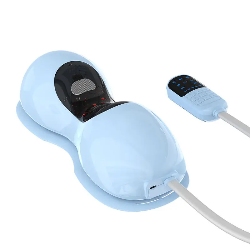 (azul) Massageador Muscular Do Pescoço E Dispositivo De Tração Cervical