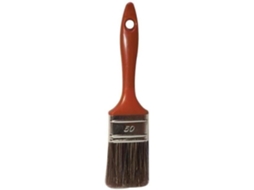 Pincel Especial Plano Para Manchas Savy 50mm Marrom Cabo De Polipropileno