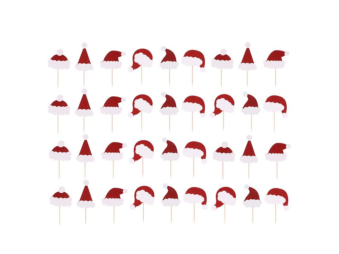 36pcs Toppers Para Decoração De Cupcake