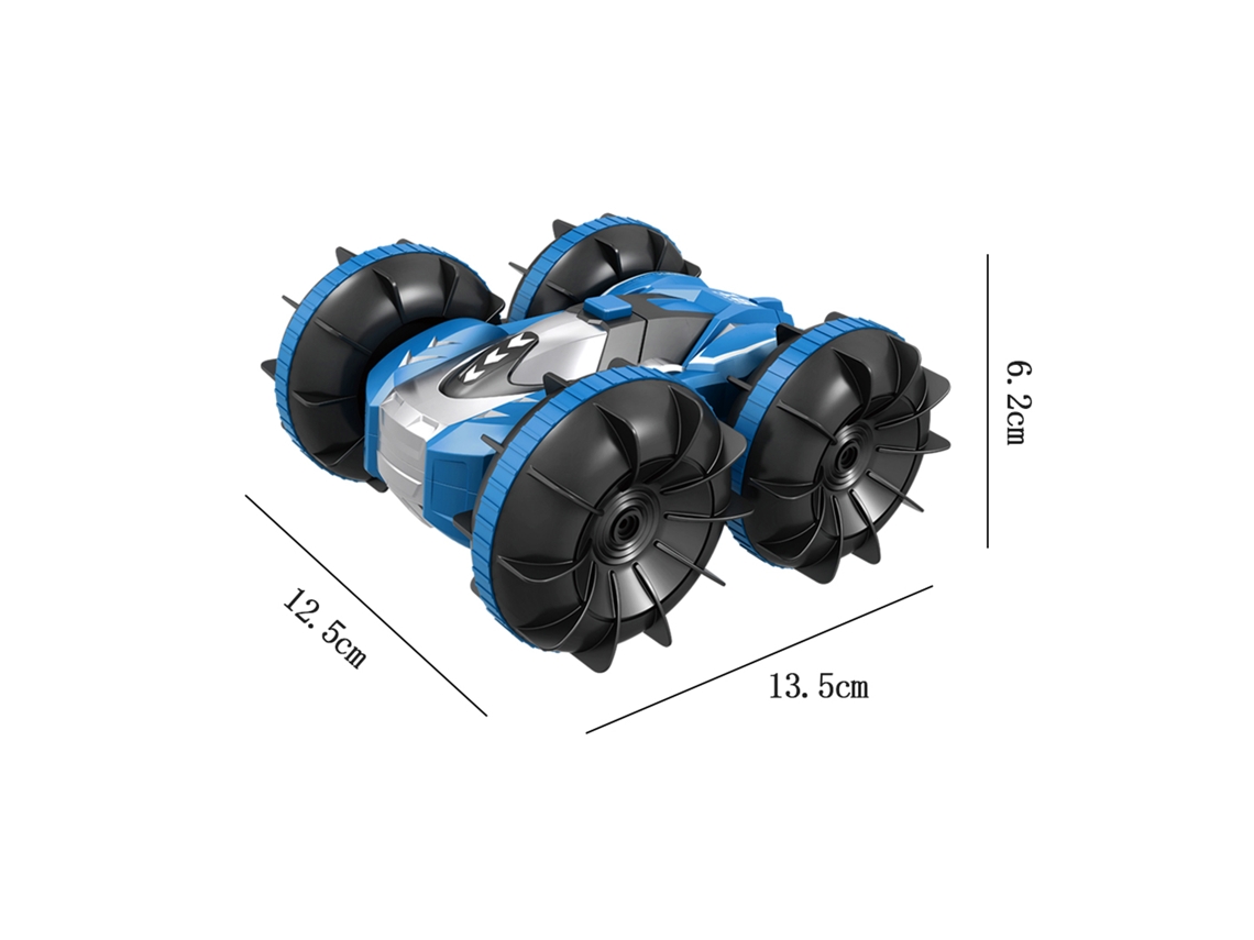 Carro De Stunt Rc Anfíbio 4wd 2 Em 1 Barco Rc 2.4ghz Rotaciona 360° Todos Os Terrenos Para Crianças