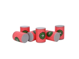 6 Peças Latas Alvo Elite Para Arma De Brinquedo Cilíndricas De Espuma Macia Eva Para Prática De Tiro