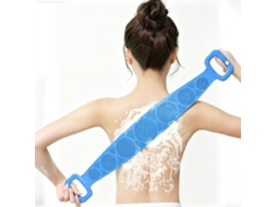 Toalha De Banho De Silicone Azul 60 X 7 Cm, Ferramenta De Limpeza Para As Costas Em Casa, Cinto De Limpeza Para Banho