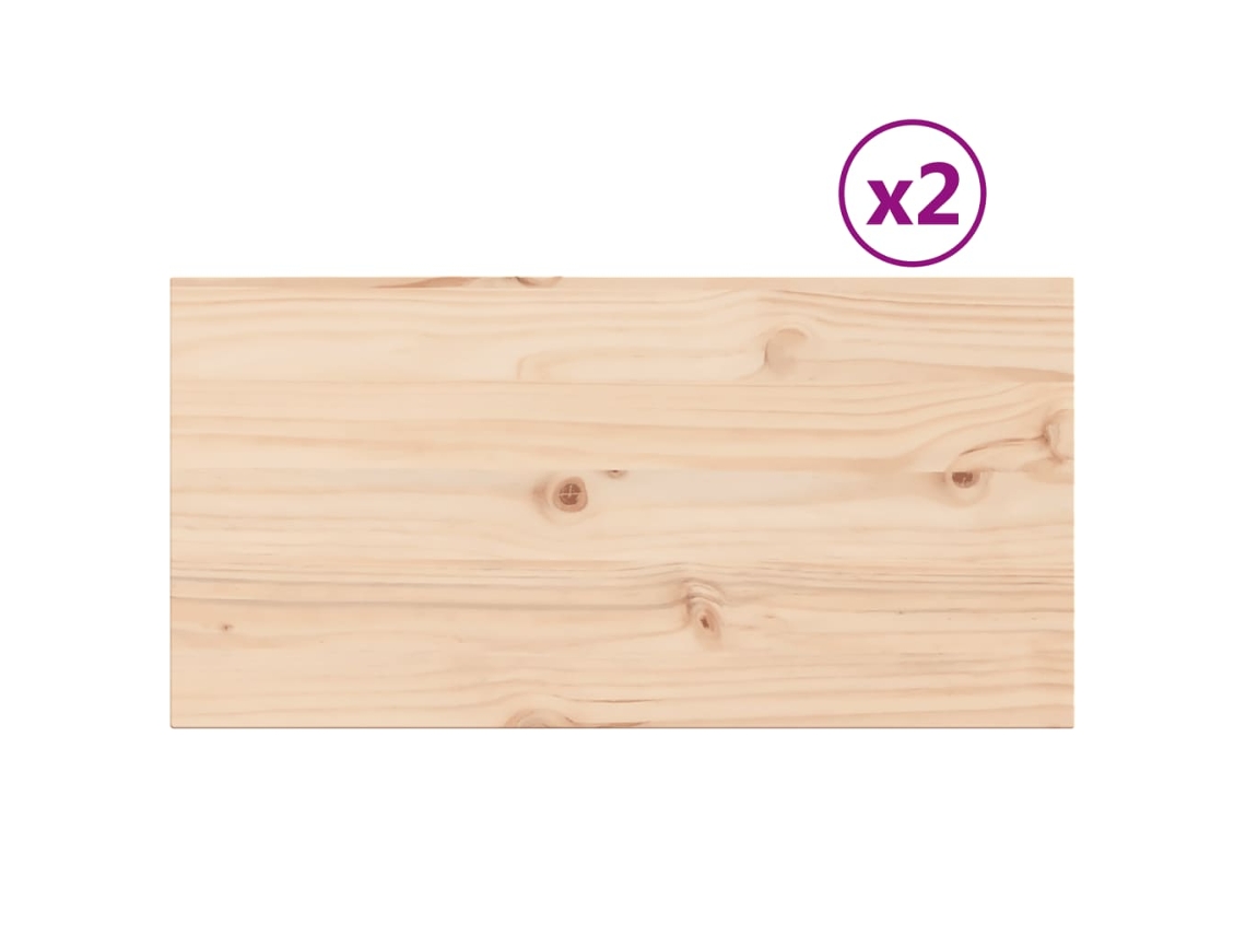 Table Top, Table Tops Vidaxl Marrom Madeira De Pinho (80 X 40 X2,5 Cm)