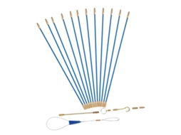 Kit De Ferramentas Prático Com 12 Hastes Guia Para Puxar Cabos Elétricos.