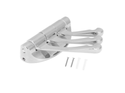 Gancho de Roupa de Parede Plegável 180 Graus, Liga de Zinco, para Casa, Banheiro, Quarto, Cromado com MARCA