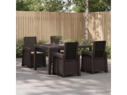 Vidaxl Conjunto De Jantar Para Jardim 5 Unid. Pp
