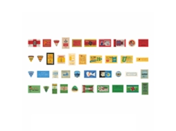 80 Adesivos Decorativos De Papel Com Ácido Sulfúrico, Design Da Série Lumber Room, N.° 2