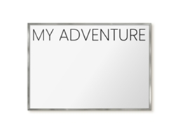 Magnetic Board My Adventure For The Living Room Espelharte (100x70 Cm)