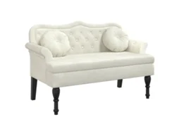 Bench, Benches Vidaxl Creme Veludo (n/a)