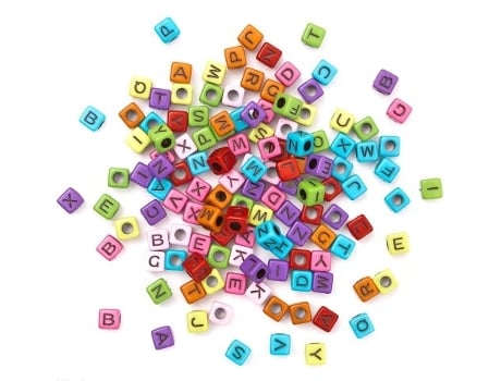 Kits De Missanga De Letras, 30g Dp Craft