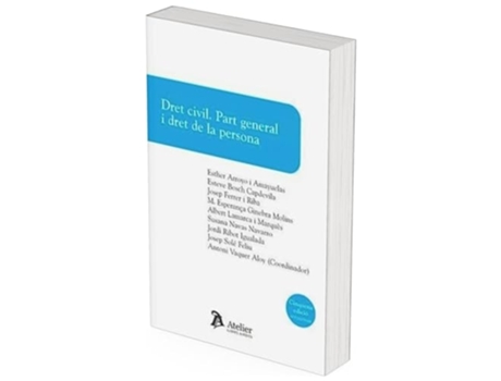 Livro Dret Civil. Part General I Dret De La Persona. 5a Ed. Da Editorial Atelier De Antoni Vaquer I Aloy (espanhol)