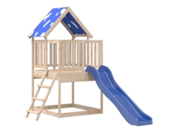 Conjunto de brincar para exterior VIDAXL Castanho Madeira