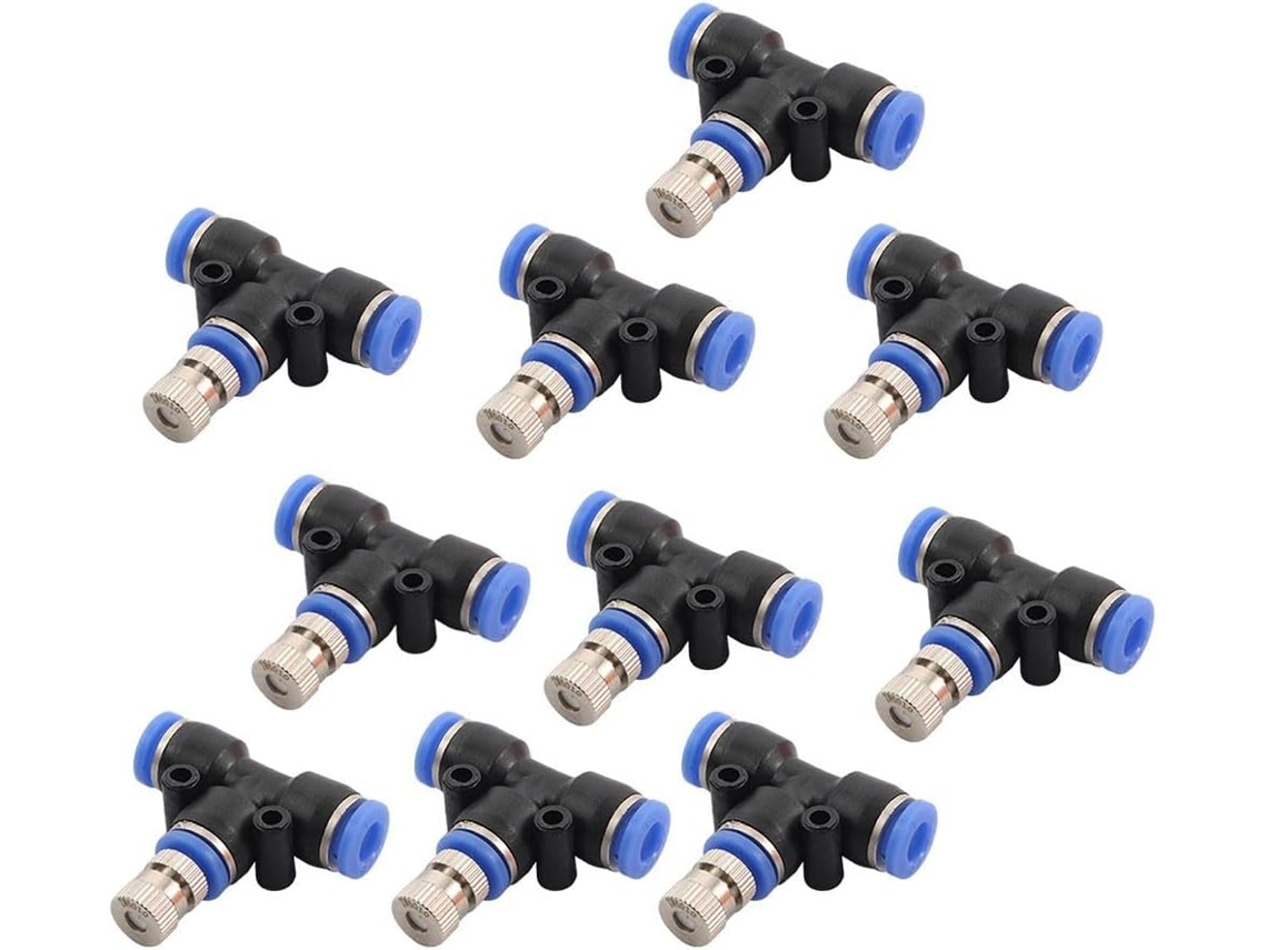 Pacote Com 10 Bicos De Pulverização Em Latão Orifício Aço Inoxidável