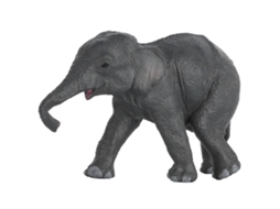 Brinquedo educativo de elefante artificial da ATS para decoração infantil, modelo de animais para desenvolvimento cognitivo.