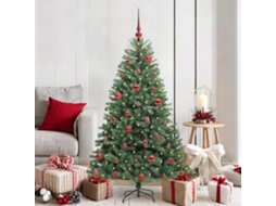 Vidaxl Árvore De Natal Articulada Artificial Verde 150 Cm Pvc E Metal
