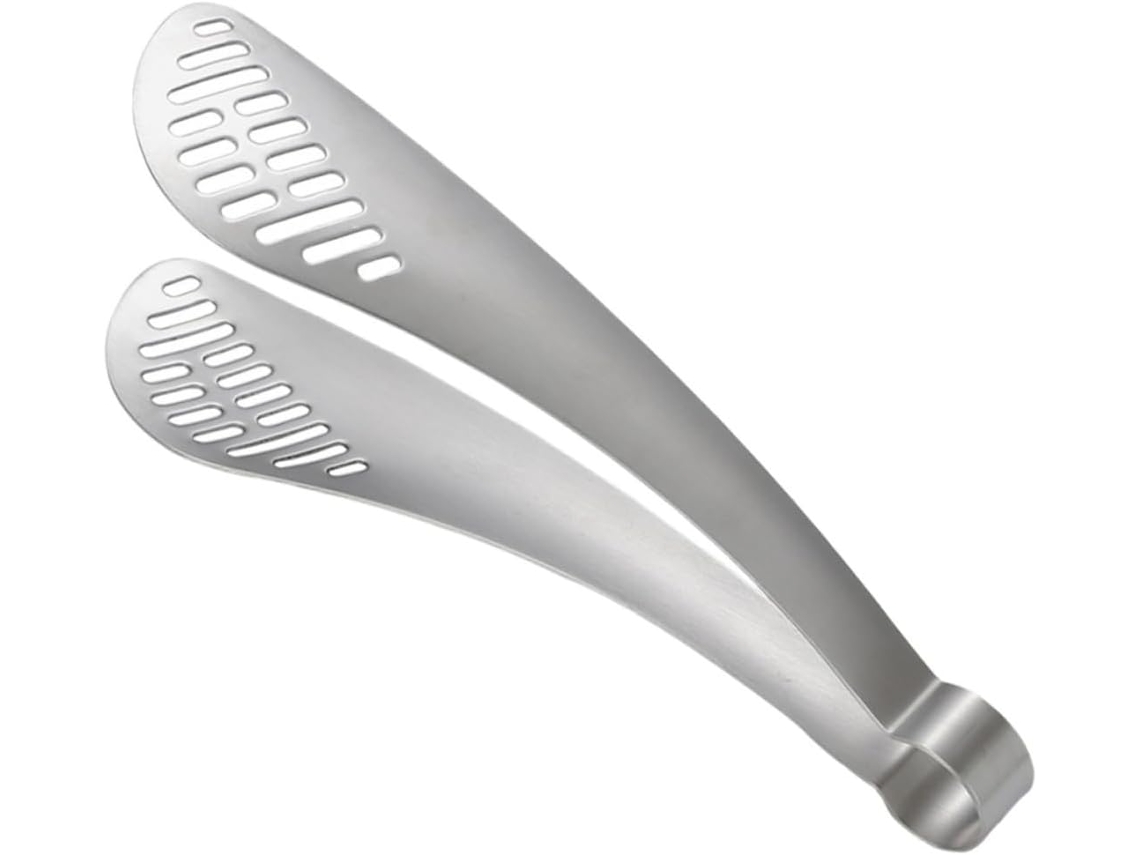 Pinça De Cozinha Milisten Em Aço Inoxidável 1 Peça, Ideal Para Bifes E Churrasco Ergonômica, Prática E Fácil De Limpar